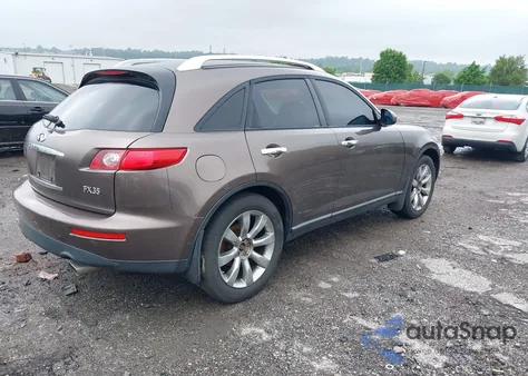 2004 Infiniti Fx35 из США, поврежденный, VIN JNRAS08W54X217337